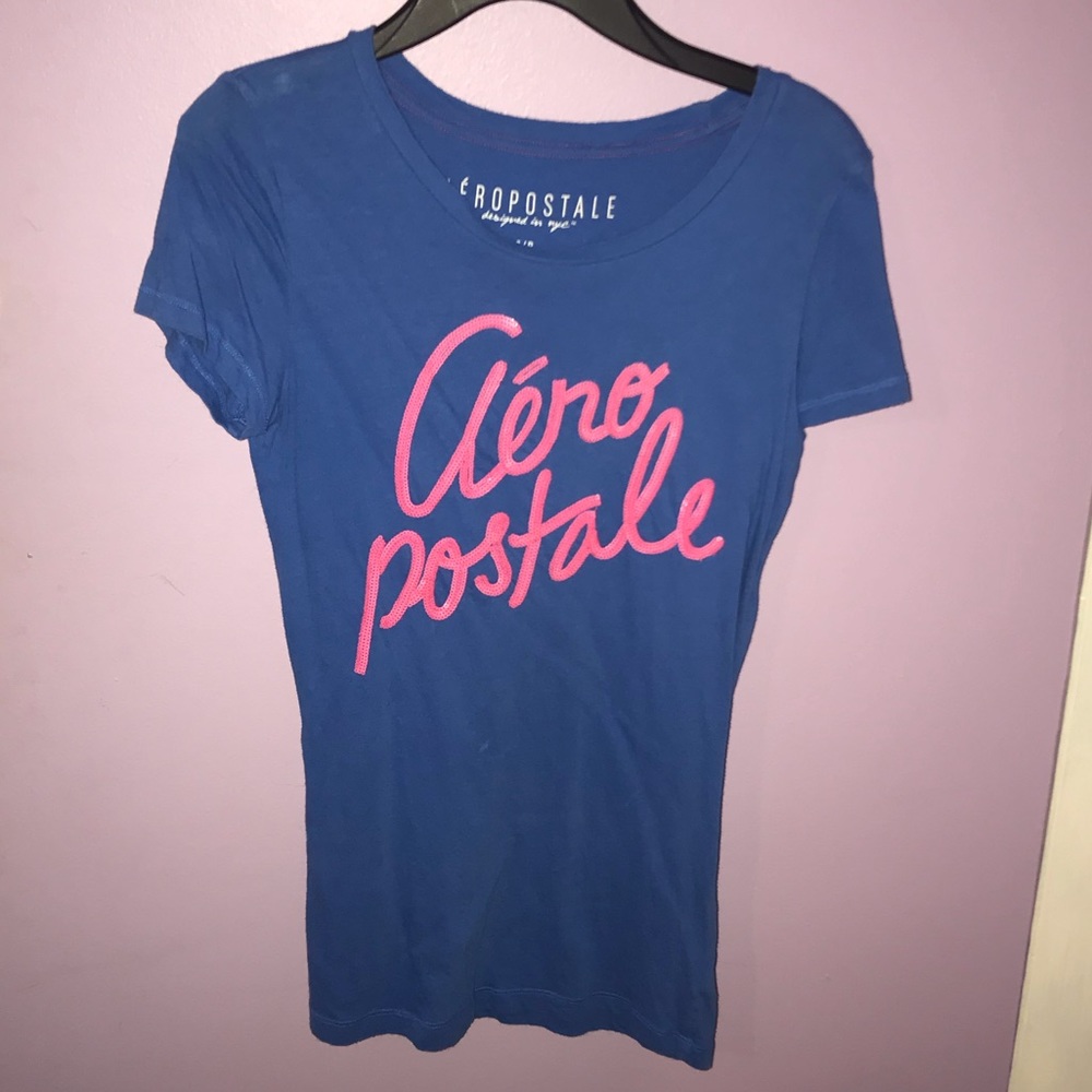 Aeropostale blue t-shirt size S
